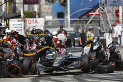 Zach Veach, Andretti Autosport Honda, pit stop
