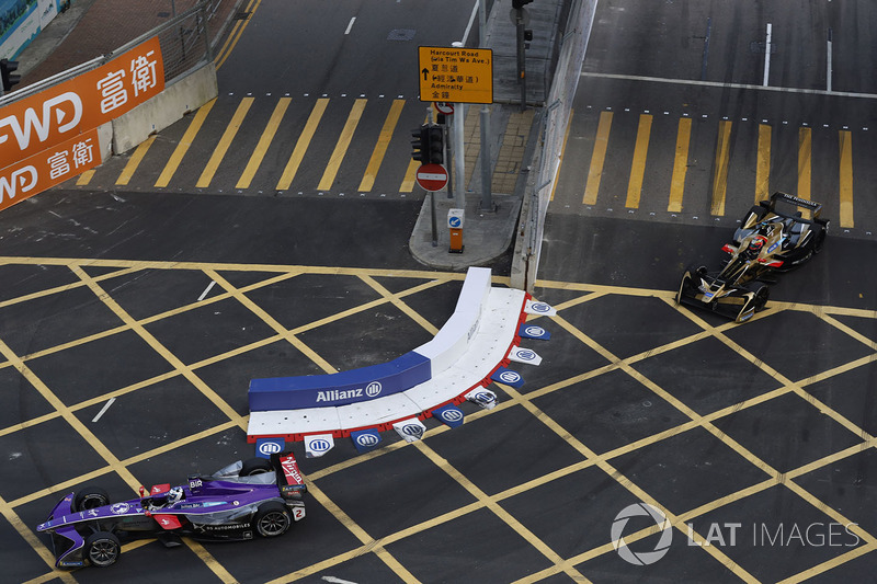 Sam Bird, DS Virgin Racing y Jean-Eric Vergne, Techeetah