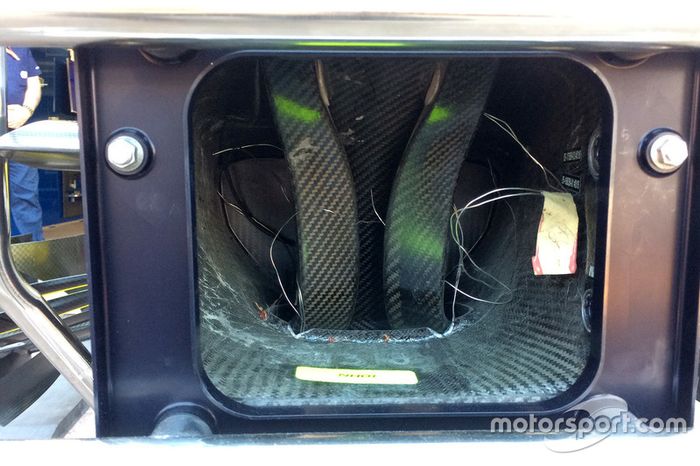 Detalle del Sauber C37