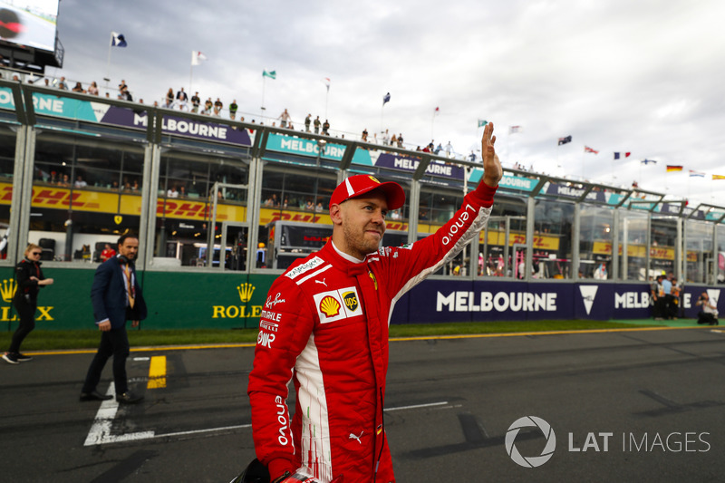 Sebastian Vettel, Ferrari, start posisi 3