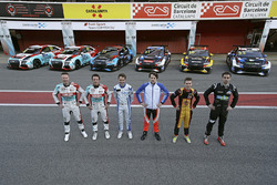 Gordon Shedden, Jean-Karl Vernay, Leopard Lukoil Team, Frederic Vervisch, Aurelien Panis, Denis Dupont, Nathanael Berthon, Comtoyou Racing