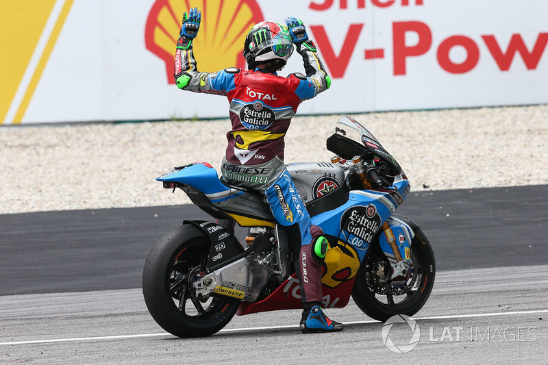 Third place and champion Franco Morbidelli, Marc VDS