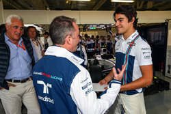Paddy Lowe, Williams Shareholder and Technical Director with Lance Stroll, Williams and his Father Lawrence Stroll