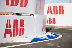 ABB logos en la pista