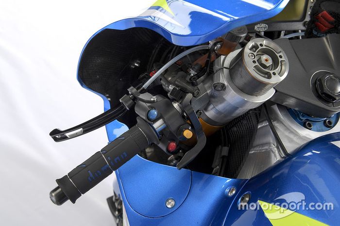Detalle de la Suzuki GSX-RR 2018, Team Suzuki MotoGP