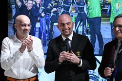 Armando Donazzan, proprietario Orange1 Racing, Giorgio Sanna, capo di Lamborghini Squadra Corse, e Franco Nugnes, direttore responsabile di Motorsport.com Italia