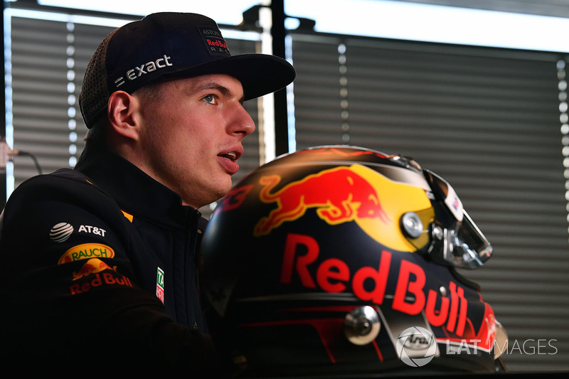 Max Verstappen, Red Bull Racing and helmet