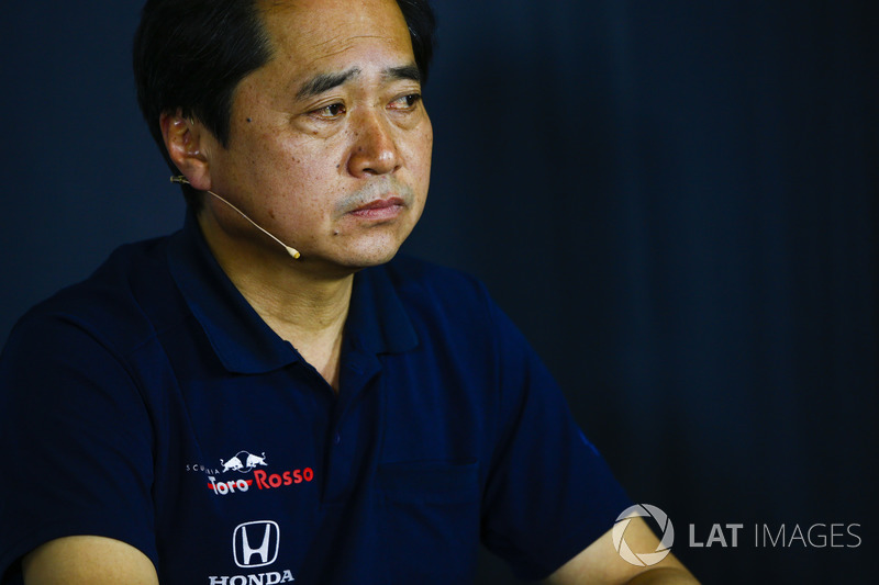 Toyoharu Tanabe, director técnico de F1 de Honda en la conferencia de prensa