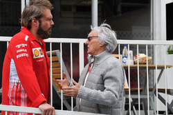 Bernie Ecclestone, and Gino Rosato, Ferrari