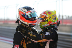 Race winner Rene Binder, Lotus