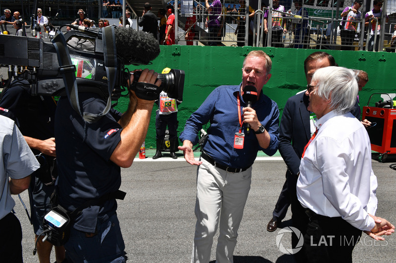 Martin Brundle, Sky TV and Bernie Ecclestone