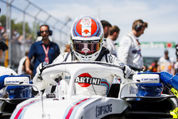 Lance Stroll, Williams Racing, on the grid