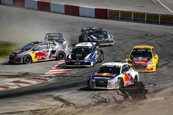 Mattias Ekström, EKS Audi Sport, Johan Kristoffersson, PSRX Volkswagen Sweden, Timmy Hansen, Team Peugeot Total