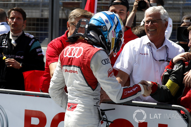 Race winner René Rast, Audi Sport Team Rosberg