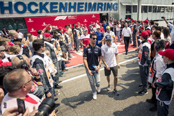 Daniel Ricciardo, Red Bull Racing and Sergio Perez, Force India