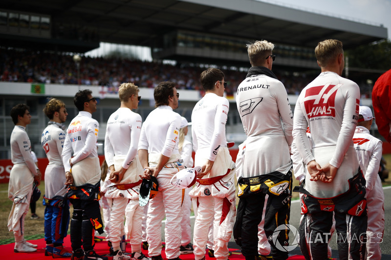 F1 2018 - Német Nagydíj - rajtrács, kulisszák mögött, felvonulás, sztárok...