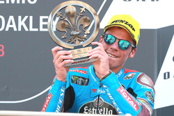 Podium: nummer drie Joan Mir, Marc VDS Moto2