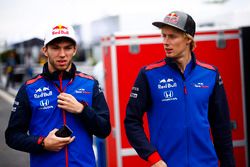 Brendon Hartley, Toro Rosso, en Pierre Gasly, Toro Rosso