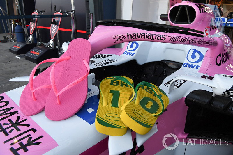 Команда Sahara Force India F1, презентация спонсора Havaianas