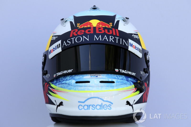Casco de Daniel Ricciardo, Red Bull Racing