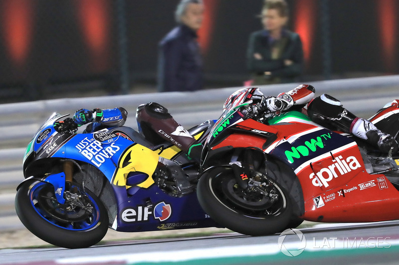 Franco Morbidelli, Estrella Galicia 0,0 Marc VDS, Aleix Espargaro, Aprilia Racing Team Gresini