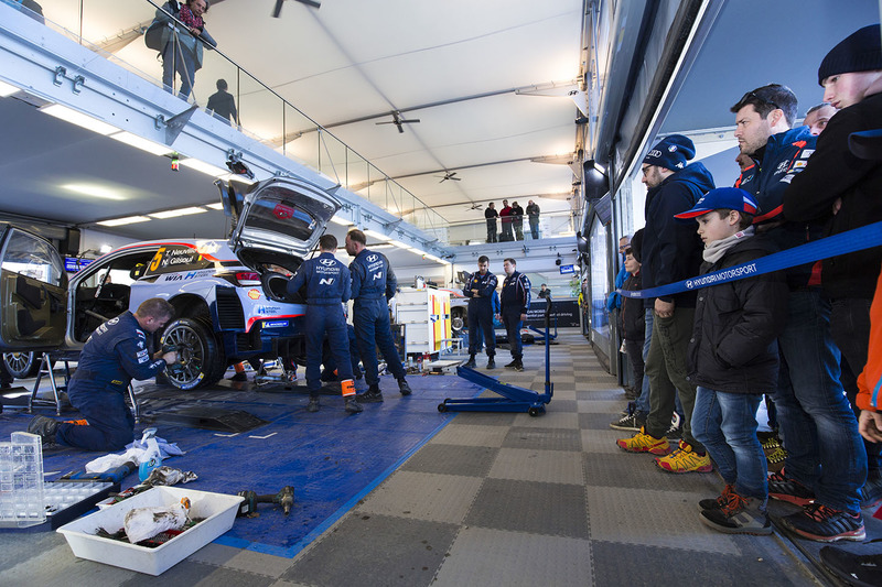 Hyundai Motorsport team area