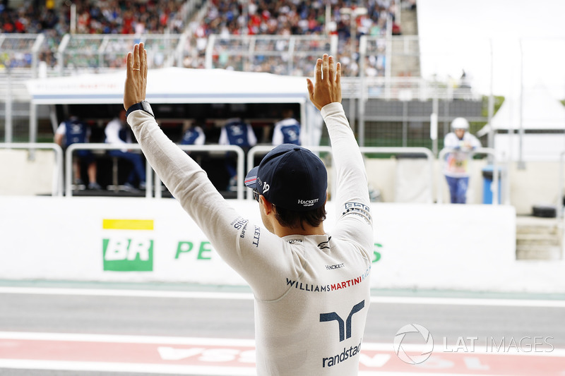 Felipe Massa, Williams, saluta i suoi tifosi