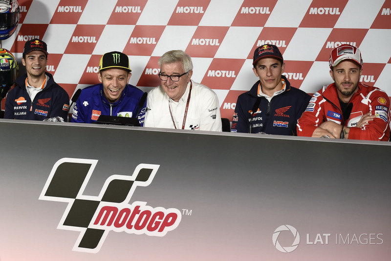 Jorge Lorenzo, Ducati Team, Dani Pedrosa, Repsol Honda Team, Valentino Rossi, Yamaha Factory Racing, Nick Harris, Dani Pedrosa, Repsol Honda Team, Andrea Dovizioso, Ducati Team