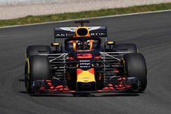 Daniel Ricciardo, Red Bull Racing RB14 et des capteurs aérodynamiques