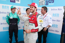 Daniel Abt, Audi Sport ABT Schaeffler, festeggia la pole position