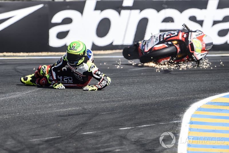 Eric Granado, Forward Racing, caduta