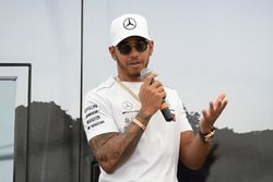 Lewis Hamilton, Mercedes-AMG F1 on stage