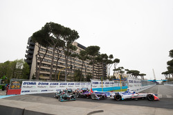 Felix Rosenqvist, Mahindra Racing, Sam Bird, DS Virgin Racing, Mitch Evans, Jaguar Racing