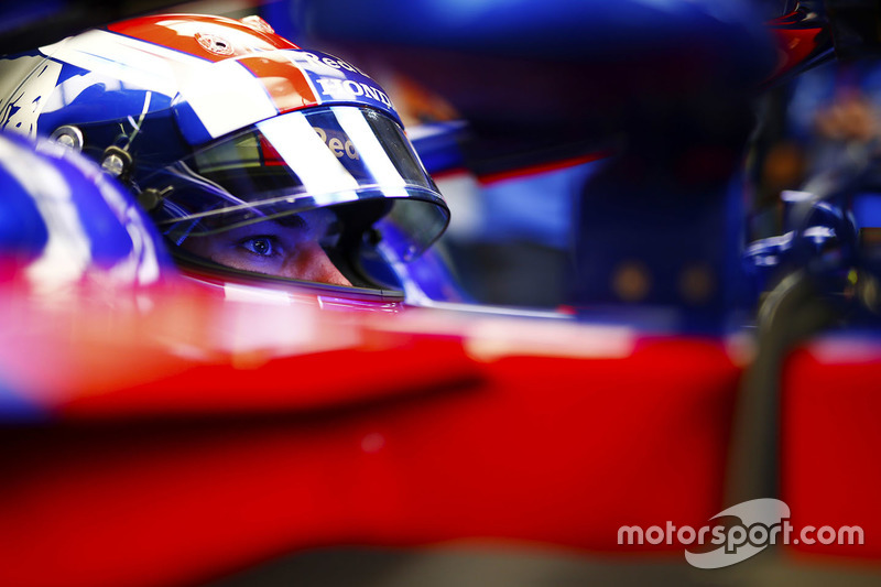 Pierre Gasly, Toro Rosso, in cockpit