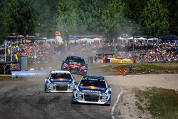 Andreas Bakkerud, EKS RX Audi S1, Mattias Ekström, EKS RX Audi S1, Sébastien Loeb, Team Peugeot Hansen