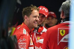 Marc Gene, Ferrari et Sebastian Vettel, Ferrari
