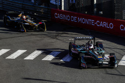 Adam Carroll, Jaguar Racing, leads Jean-Eric Vergne, Techeetah