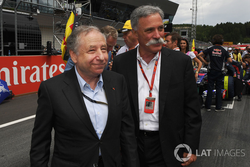 Jean Todt, FIA President, Chase Carey, Chief Executive Officer, Executive Chairman of the Formula On