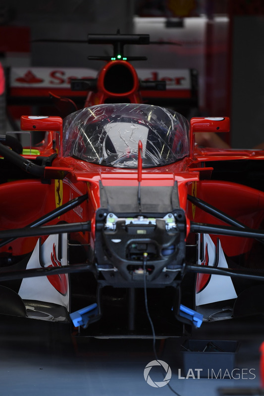 Ferrari SF70-H with cockpit shield