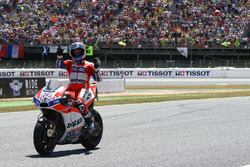 Andrea Dovizioso, Ducati Team celebrate