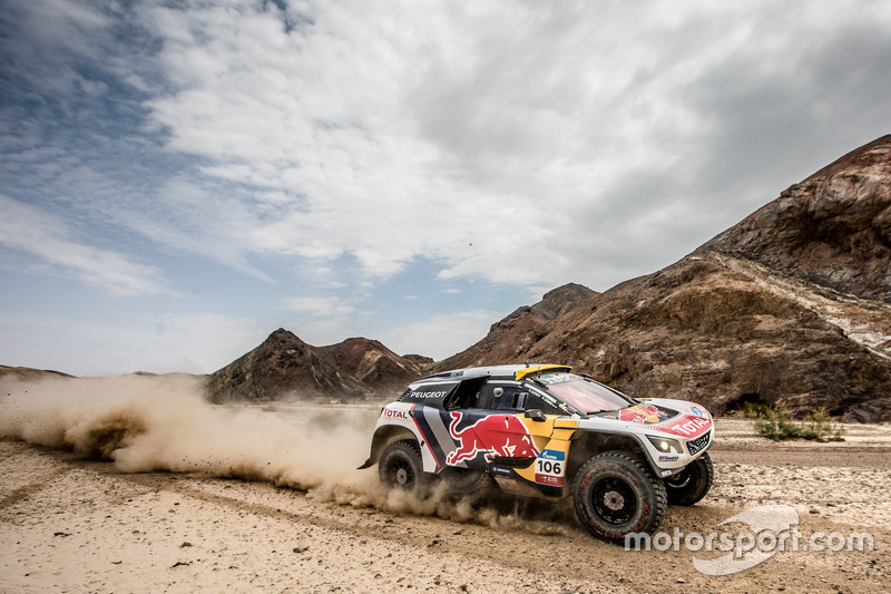 #106 Peugeot Sport Peugeot 3008 DKR: Stéphane Peterhansel, Jean-Paul Cottret