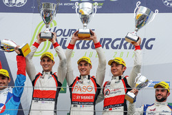 LMP2 Podium: first place Ho-Pin Tung, Oliver Jarvis, Thomas Laurent, DC Racing