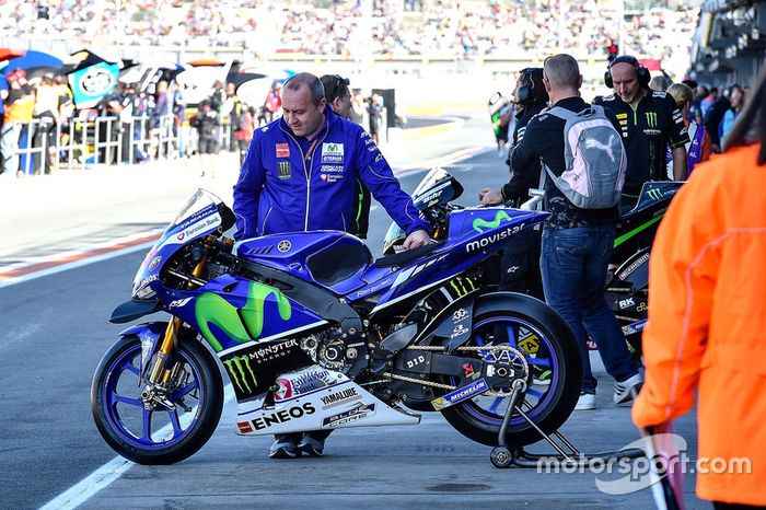 The bike of Jorge Lorenzo, Movistar Yamaha MotoGP, Yamaha