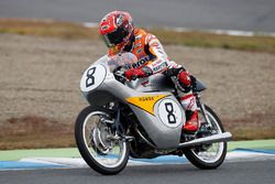 Marc Marquez on a historic 125cc RC142