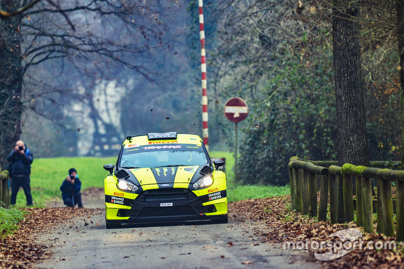 Valentino Rossi, Carlo Cassina, Ford Fiesta