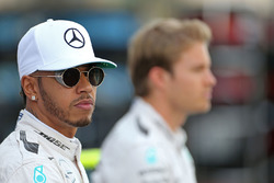 Lewis Hamilton, Mercedes AMG F1 et Nico Rosberg, Mercedes AMG F1