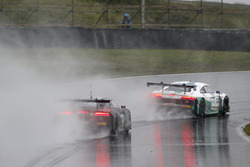 #2 Montaplast by Land-Motorsport, Audi R8 LMS: Jeffrey Schmidt, Christopher Haase, #3 Aust Motorsport, Audi R8 LMS: Markus Pommer, Kelvin van der Linde