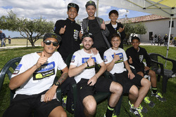 Valentino Rossi with the participants of the Yamaha VR46 Master Camp