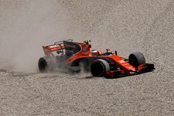 Stoffel Vandoorne, McLaren MCL32, abandonne