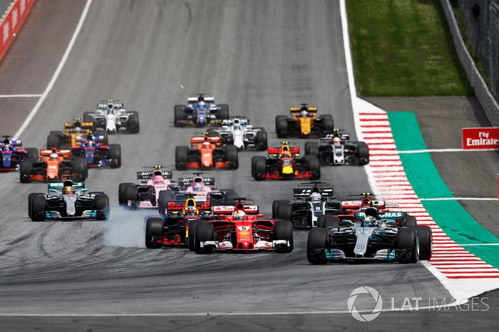 Acción en la largada